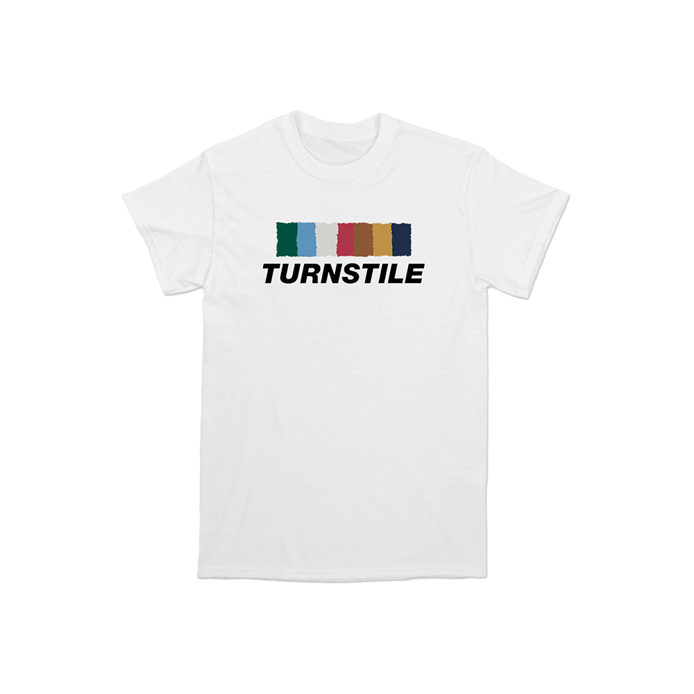 TURNSTILE "COLOUR WALL" YOUTH WHITE TEE