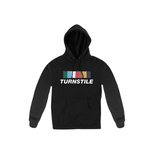 TURNSTILE "COLOUR WALL" BLACK HOODIE