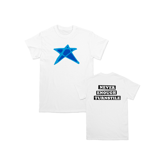 TURNSTILE "CARPET NEVER ENOUGH TS STAR" WHITE TEE