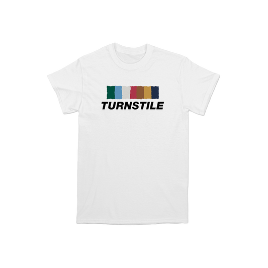 TURNSTILE "COLOUR WALL" YOUTH WHITE TEE
