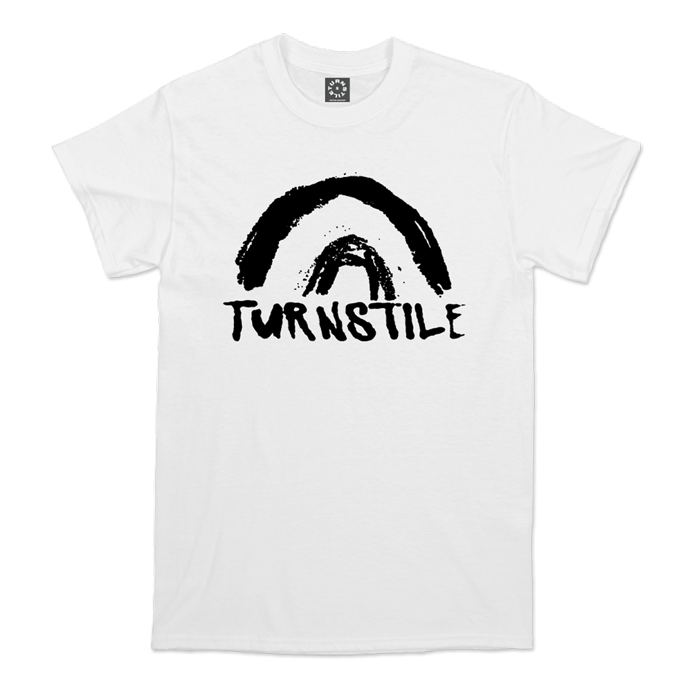 TURNSTILE "DOUBLE RAINBOW" WHITE TEE