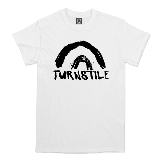 TURNSTILE "DOUBLE RAINBOW" WHITE TEE