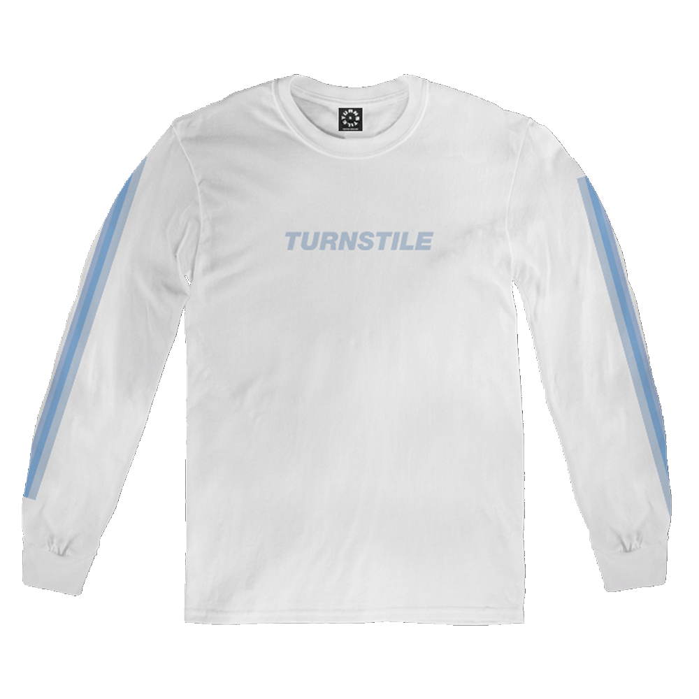 TURNSTILE "NEVER ENOUGH" WHITE LONG SLEEVE