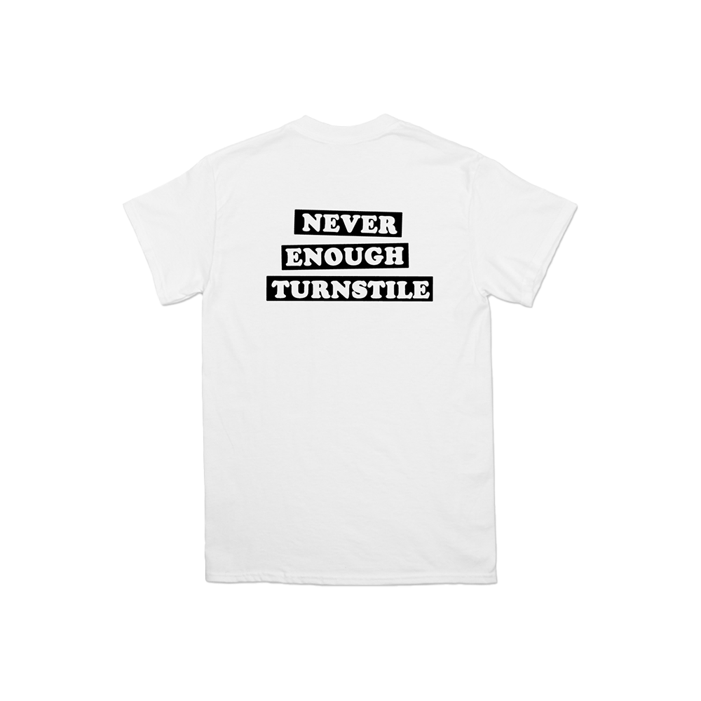 TURNSTILE "CARPET NEVER ENOUGH TS STAR" WHITE TEE