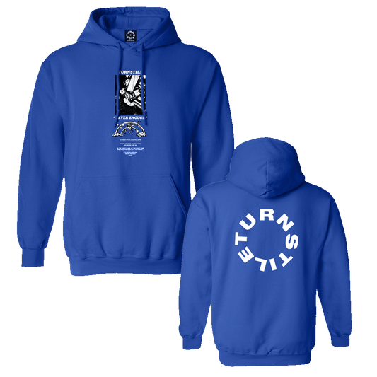 TURNSTILE "NEVER ENOUGH" ROYAL HOODIE